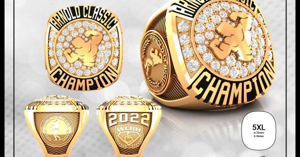 2022 Arnold Classic Pro Wheelchair Champion Ring