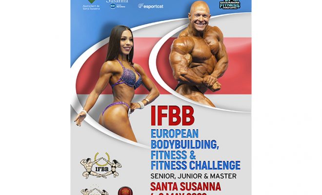 2022 European Bodybuilding Championships IFBB locandina
