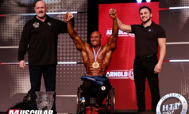 Gabriele andriulli vince l'arnold classic ohio 2022 wheelchair