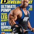 regan grimes sulla cover della rivista muscular development di aprile 2022