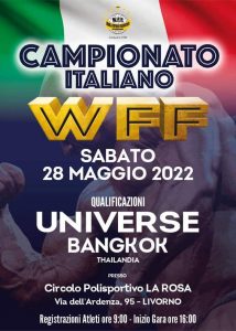 CAMPIONATO ITALIANO WFF 2022