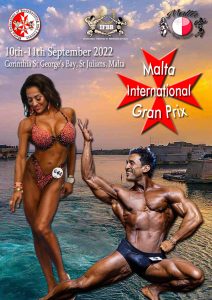 2022 IFBB Malta International Grand Prix locadina