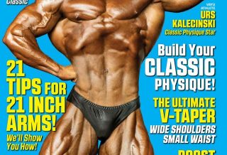 Urs Kalecinski sulla cover di muscular development di luglio 2022