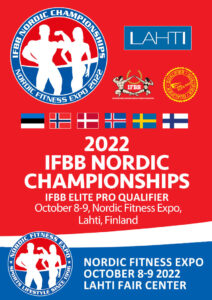 2022 IFBB NORDIC CHAMPIONSHIPS locandina