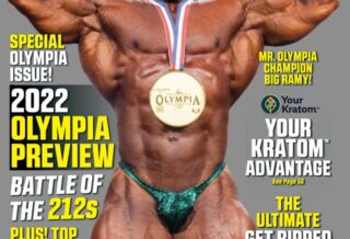 big rami sulla cover della rivista muscular development di dicembre 2022