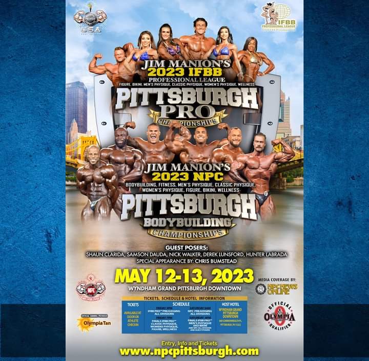 2023 pittsburgh pro ifbb locandina