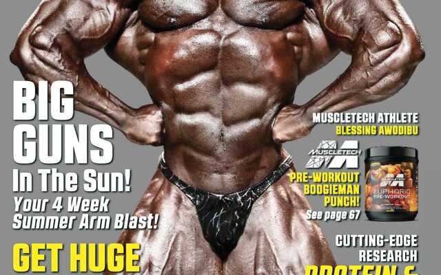 blessing awodibu sulla cover di muscular development di giugno 2023