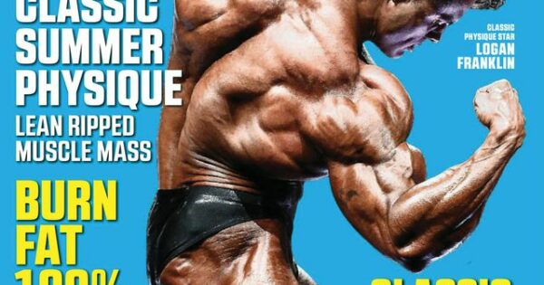 logan franklin conquista la cover della rivista muscular development di agosto 2023