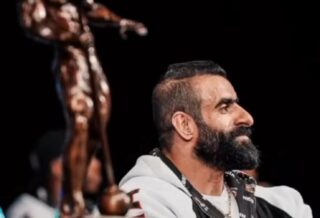 hadi choopan alla conferenza stampa del mister olympia 2023