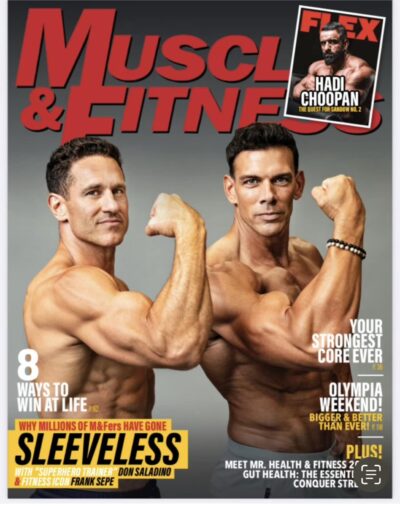 la cover di muscle & fitness di novembre 2023