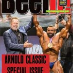 hadi choopan sulla cover della rivista uk beef magazine