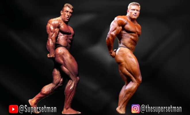 virtual posedown dorian yates vs urs kalecinski tricipiti di lato
