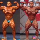 derek lunsford pregara vs finali mister olympia 2025 posa di doppi bicipiti frontali